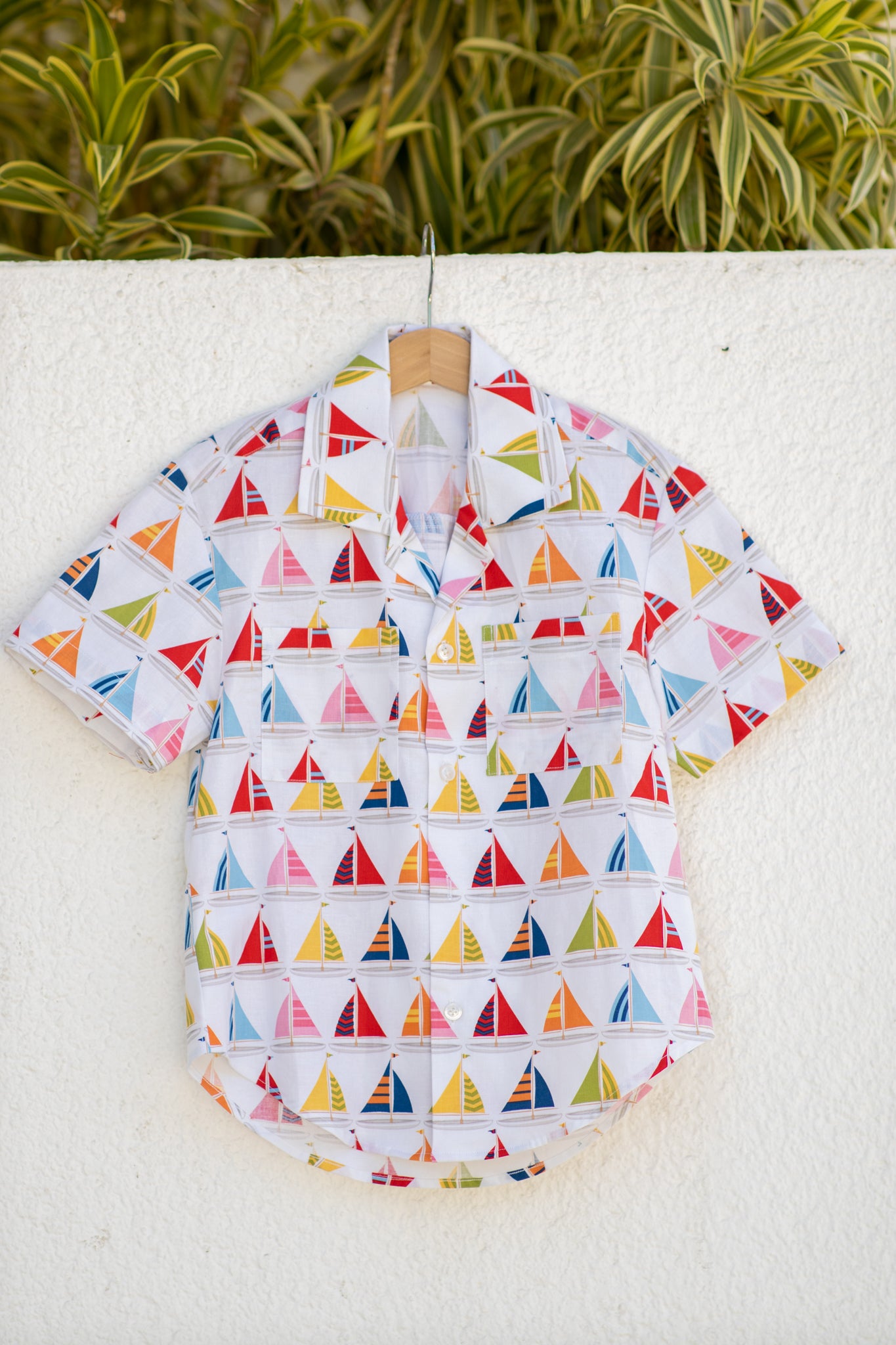 Short Sleeved Shirt, Boats