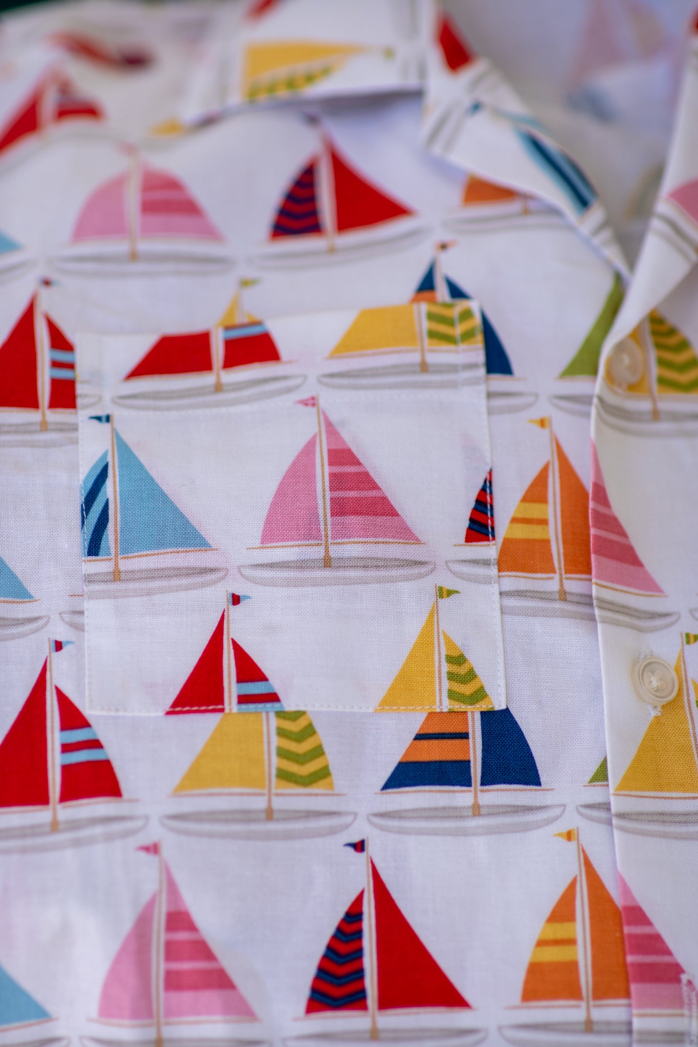 Short Sleeved Shirt, Boats