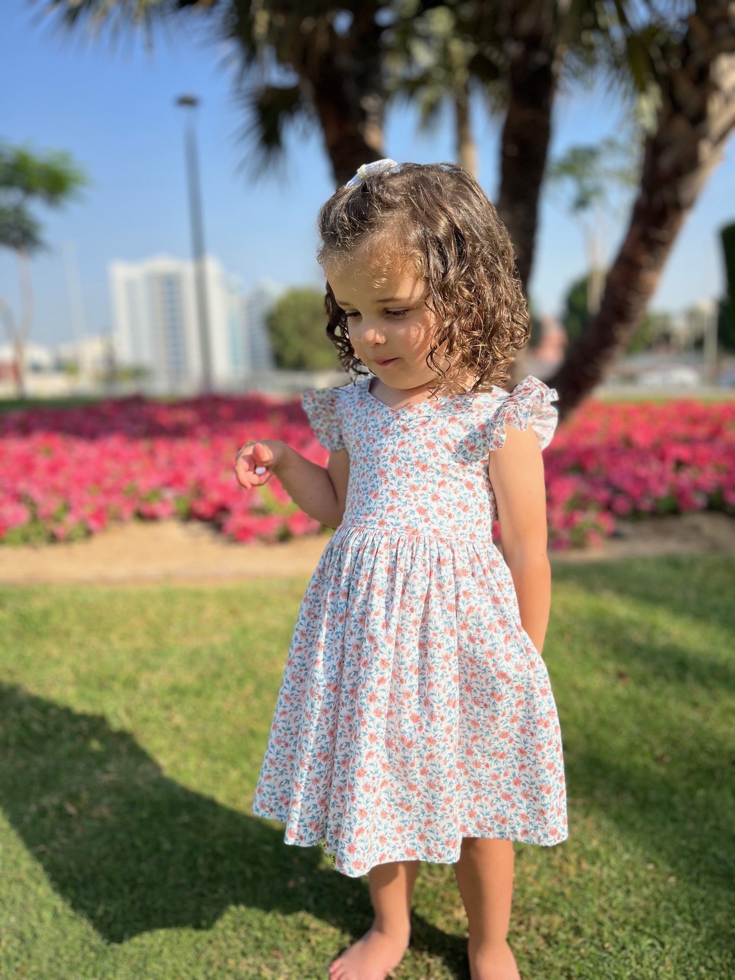 Mackinac Island Dress, Ditsy Florals