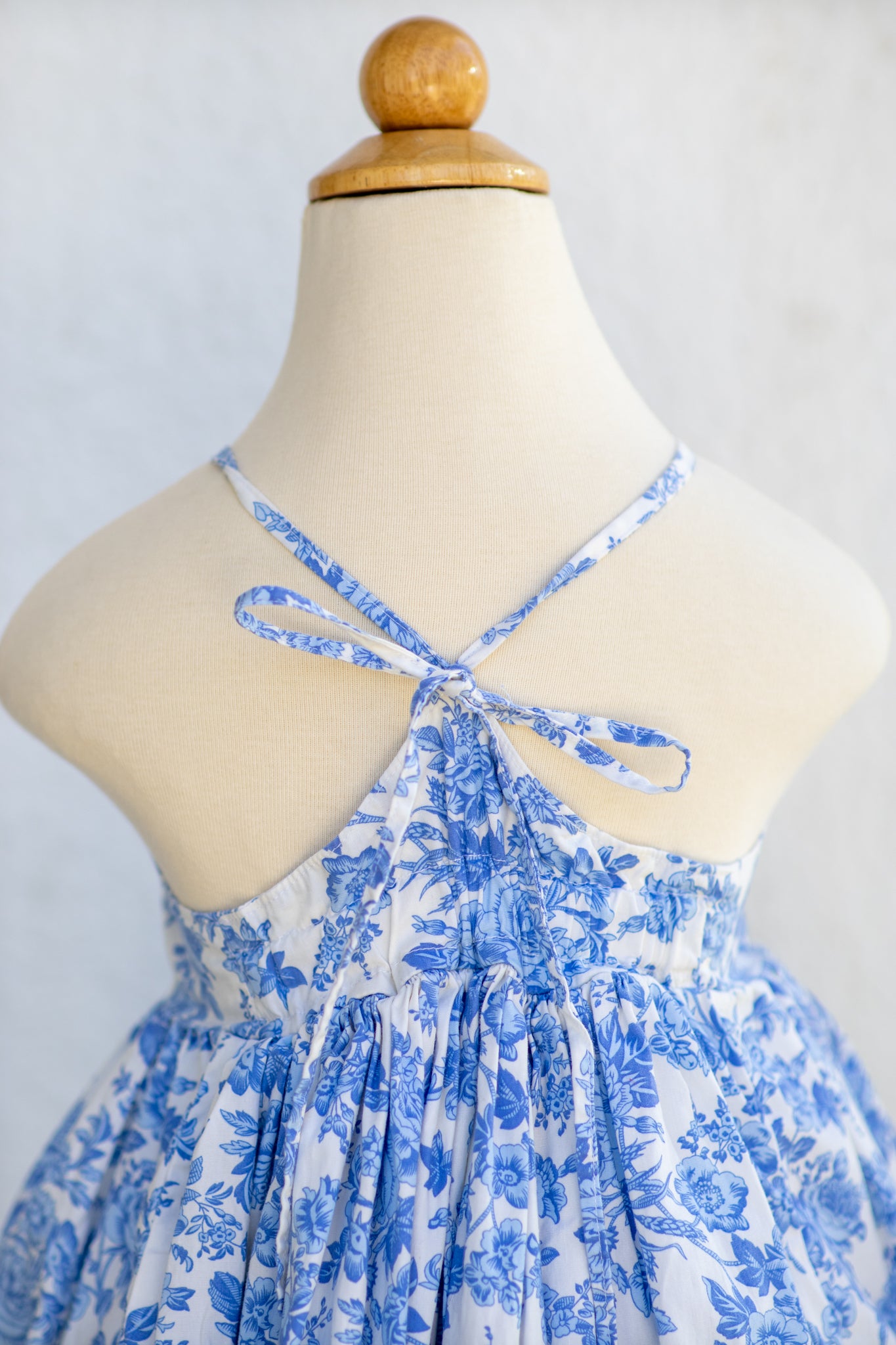 Amsterdam Dress, Vintage Blue Floral