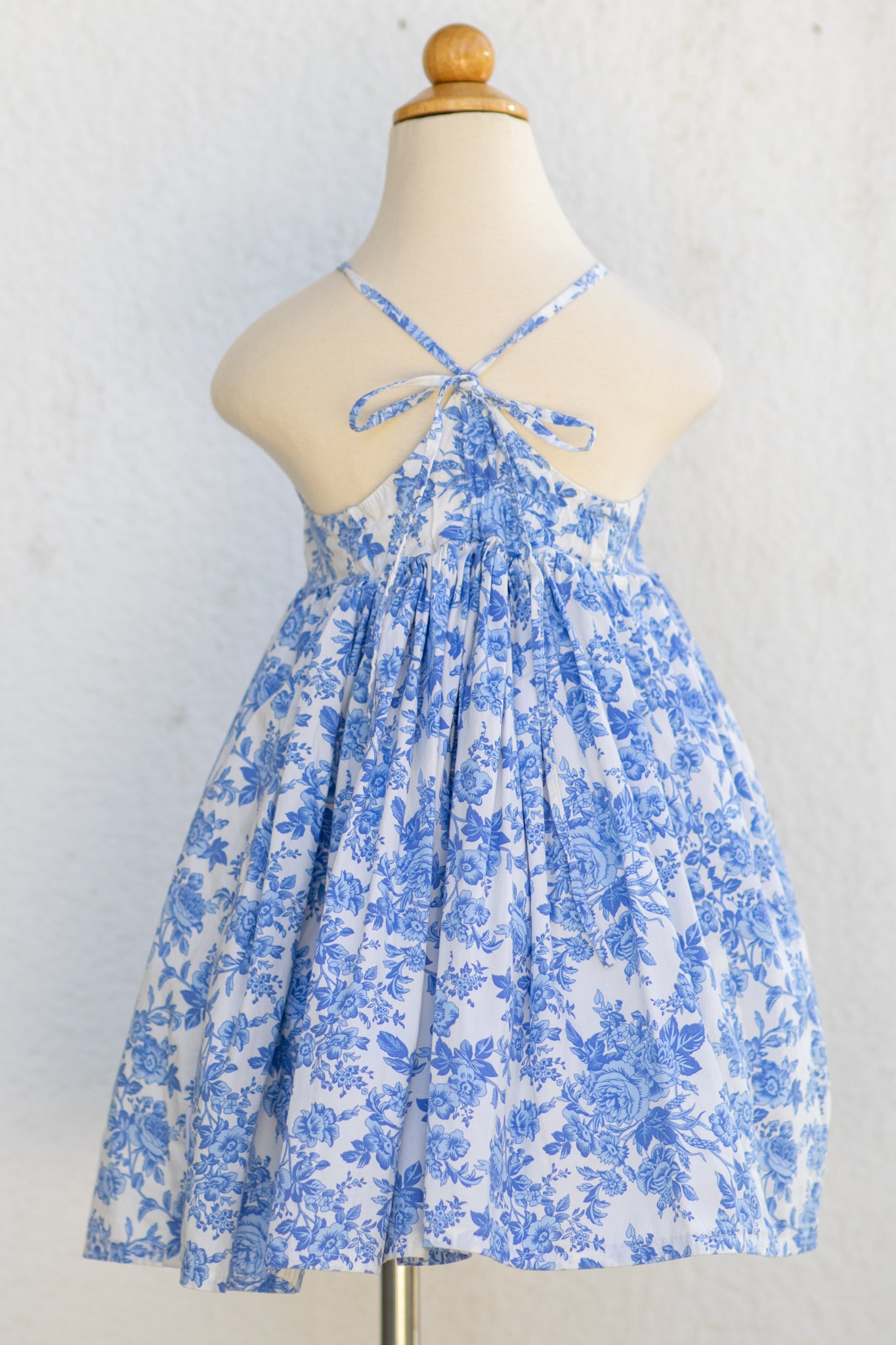 Amsterdam Dress, Vintage Blue Floral